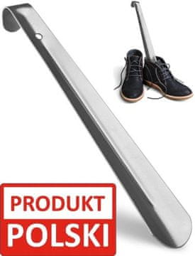 Metalna žlica za cipele 26 cm POLJSKI PROIZVOD Srebrna, sjedeća, jaka