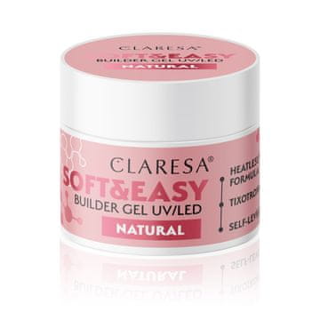 Claresa Gel bud soft&easy gradivni gel 12 g prirodni