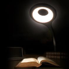 LIVEFY Reading LED lampa s klipom + USB-C kabel, crna