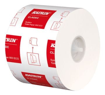 Toaletni papir za dozatore s 2 role, bijeli, 92 m