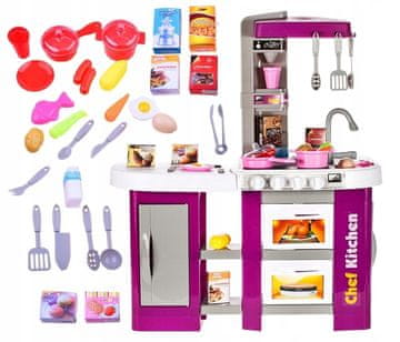 LandToys LT36 kuhinja ZA djecu zvukovi kuhanja voda u slavini