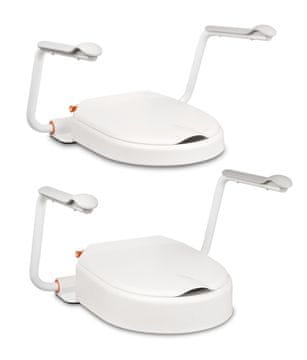 ETAC Hi_Loo fiksni - podizač WC sjedala s poklopcem i naslonima za ruke do 150 kg Hi_Loo fiksni - podizač WC sjedala s poklopcem i naslonima za ruke 10 cm do 150 kg