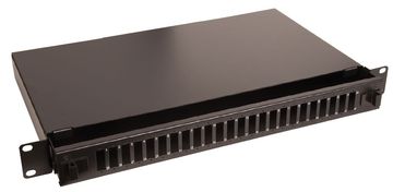 19" 1U 24-portna SC duplex/LC četverostruka optička prespojna ploča, LVO231552
