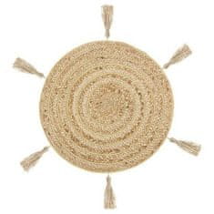 5Five® Juteni podmetač s pomponima za tanjur, promjera 38 cm