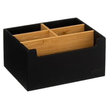 5Five® Natureo Organizer s 5 pretinaca, crni