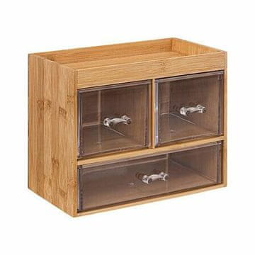 5Five® Organizator od bambusa Selena s 3 pretinca