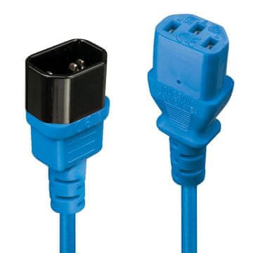Lindy 2M C14 na C13 produžni kabel, plavi, model PE1413B3, 30472