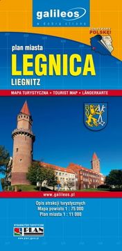 Legnica / Legnička županija. Karta grada / Turistička karta. Galileos