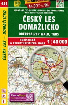 Shocart Češka šuma - Domažlice / Český les - Domažlicko. Turistička karta 431.