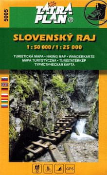 Slovački raj 1:50 000/1:25 000. Turistička karta 5005. Objavljeno 2024. Plan Tatri