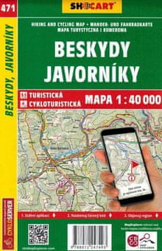 Shocart Beskydy, Javorniky / Beskydy, Javorniky. Turistička karta 471 + Mini vodič. Ed. 2024.