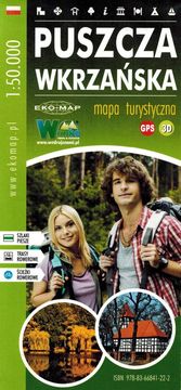 Wkrzańska šuma 1:50.000. Turistička karta.