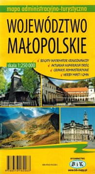 Accent Bikes Malopoljsko vojvodstvo / Malopoljska 1:250.000. Administrativna i turistička karta.