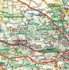 Accent Bikes Malopoljsko vojvodstvo / Malopoljska 1:250.000. Administrativna i turistička karta.