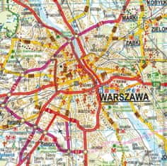 Accent Bikes Mazovsko vojvodstvo / Mazovia 1:270.000. Turistička i cestovna karta.