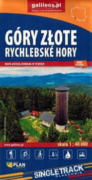 Zlatne ine / Rychlebskie Hory 1:40.000. Turistička karta. Galilej