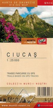 Planine Ciucas 1:25 000. Turistička karta MN04. Schubert i Franzke