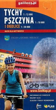 Tychy, Pszczyna i okolica. Turistička karta za aktivne ljude. Galileos