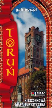 Toruń. Džepna, plastificirana turistička karta / karta grada. Izdanje 2023./2024. Galileos