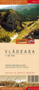 Vladeasa planine 1:65 000. Turistička karta MN13. Schubert i Franzke