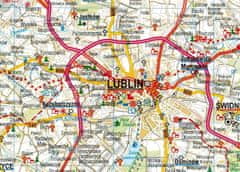 Accent Bikes Lublinsko vojvodstvo 1:300.000. Administrativna i turistička karta.