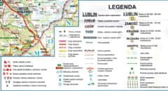 Accent Bikes Lublinsko vojvodstvo 1:300.000. Administrativna i turistička karta.