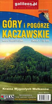 Kaczawské ine i podgorje 1:50.000. Turistička karta. Izdanje 2023. Galileos