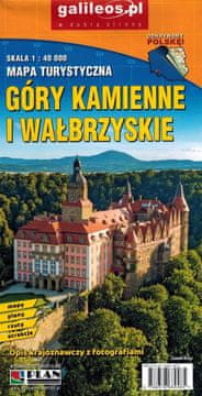 Kamen i ine Wałbrzych 1:40.000. Turistička karta. Izdanje 2025. Galileos