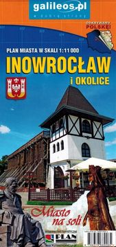 Inowrocław i okolica. Karta grada / Turistička karta. Izdanje 2025. Galileos