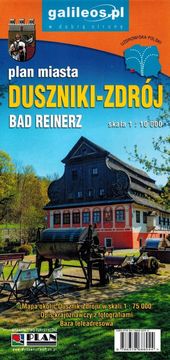 Duszniki-Zdrój 1:10.000. Karta / grada. Objavljeno 2023. Galileos