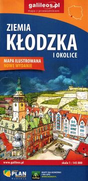 Kłodzko Land i okolica. Ilustrirana karta atrakcija. Izdanje 2024. Galileos