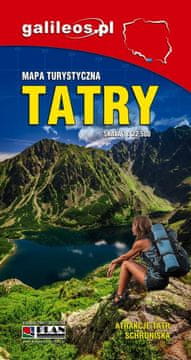 Tatre 1:22 500. Turistička karta. Izdanje 2025. Galileos