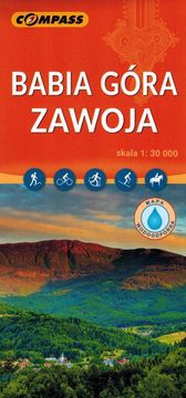 Compass Babia Góra i Zawoja 1:30.000. Plastificirana turistička karta. Objavljeno 2024. Kompas