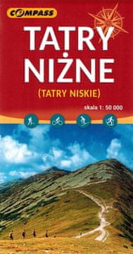 Compass Niske Tatre 1:50.000. Turistička karta. Izdanje 2024. Kompas