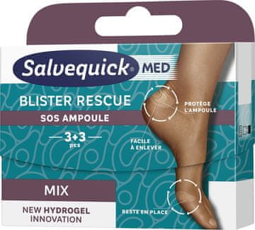 ORKLA Salvequick MED sredstvo za spašavanje žuljeva MIX 12 X 6 / 0460
