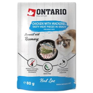 Ontario CAT u umaku od piletine, skuše, riže i ružmarina s začinskim biljem 80 g