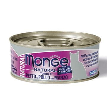Monge Cat tuna s piletinom i govedinom 80 g