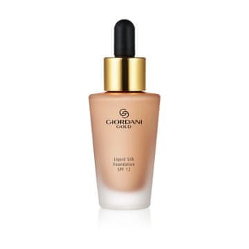 Oriflame Giordani Gold tekući svileni puder SPF 12 - Prirodno bež 30 ml