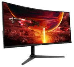 Acer Nitro ED340CUS3bmiipx monitor, 86,36 cm (34), 180 Hz zakrivljeni, crni (UM.CE0EE.301)
