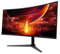 Acer Nitro ED340CUS3bmiipx monitor, 86,36 cm (34), 180 Hz zakrivljeni, crni (UM.CE0EE.301)