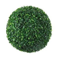 HOME & MARKER® Umjetna kuglasta biljka za vrt i terasu, zelena dekoracija otporna na UV i vodu | TOPIORB Zelena , 18 cm