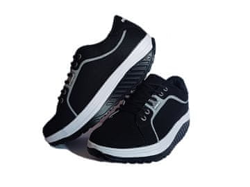 Fit Walk tenisice s rocker potplatom crne boje 44