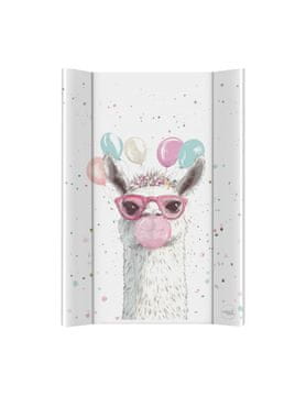 Preslatka i udobna Premium podloga za previjanje Crazy Lama 50x70 s ručkama