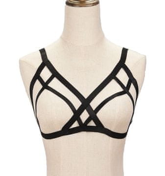 Trokutasti grudnjak s naramenicama Strapsy Harness 463