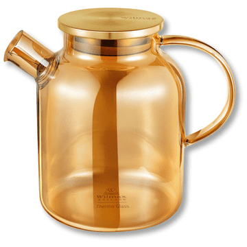 Wilmax čajnik od termalnog stakla 1,6 l, zlatne boje