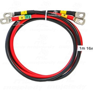 2x 100 cm kabel za spajanje baterije 16 mm M8 M8
