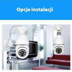 Bežična 3D WiFi žarulja za kameru E27