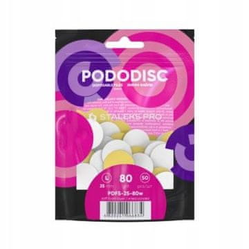 STALEKS Pododisc premazi Bijela meka baza L 80 grit 50 kom