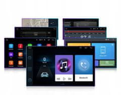 Auto radio 1DIN 7" GPS Android 2/32 GB Uvlačivi zaslon WiFi kamera