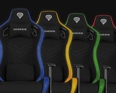 Genesis TRIT 660 RGB gaming / uredska stolica, ergonomska, podesiva visina / nagib, 2D nasloni za ruke, RGB LED osvjetljenje, do 150 kg, crna